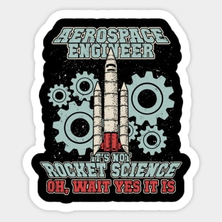 Aerospace Engineering Rocket Science Engineer Gift Sticker